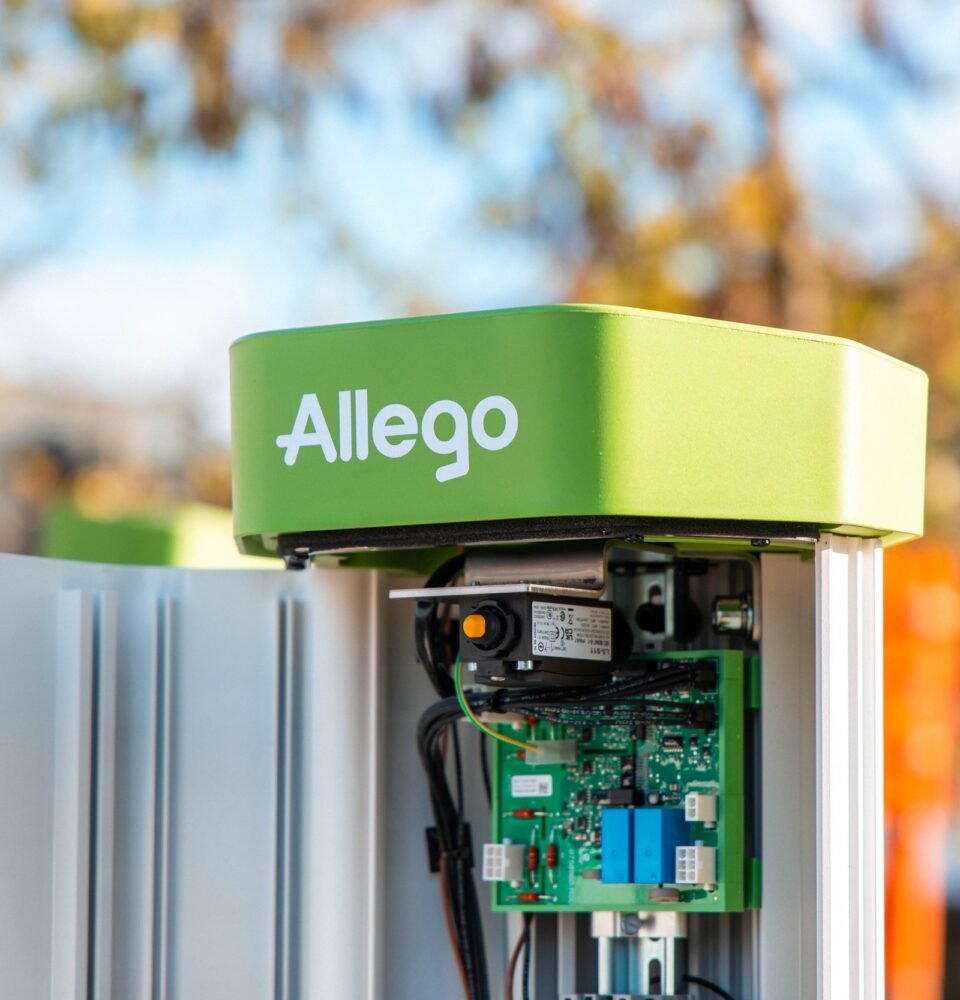 Allego electric vehicle (EV) charging station